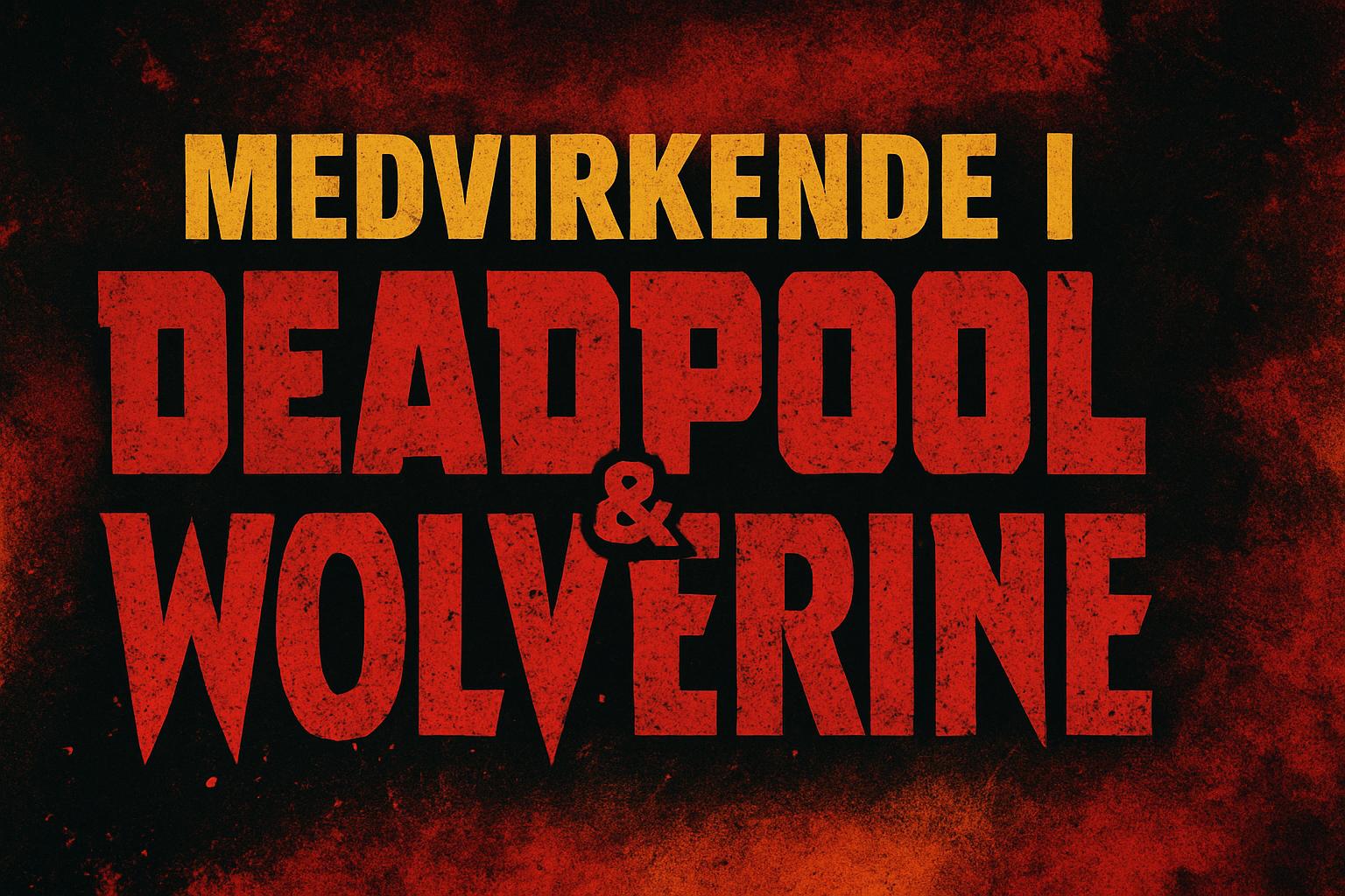 Medvirkende i Deadpool & Wolverine