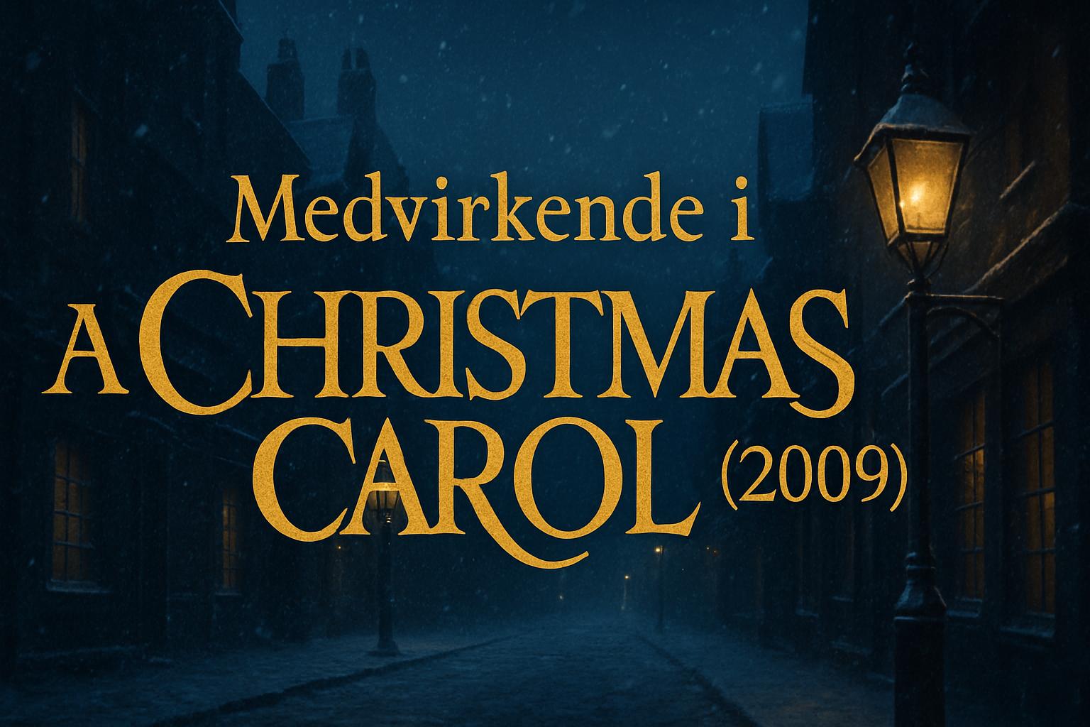 Medvirkende i A Christmas Carol (2009)